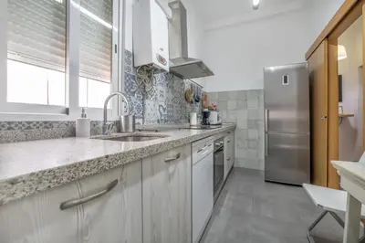 Una cocina o zona de cocina en Apartamento Homies Córdoba - Parking incluido