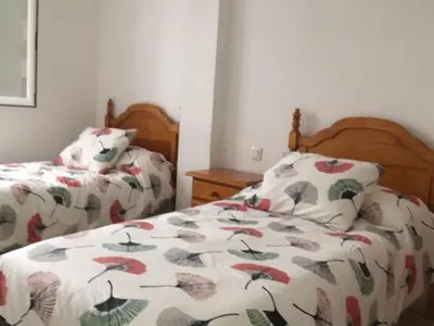 Cama o camas de una habitación en El rincon de la Juderia