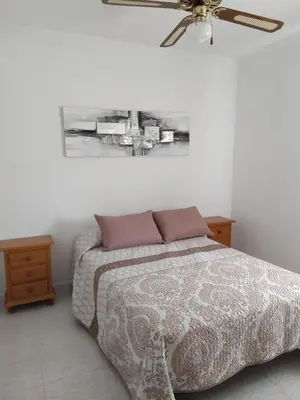 Cama o camas de una habitación en Alojamiento Rural Carmen