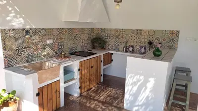 Una cocina o zona de cocina en Alojamiento Rural Las Acacias