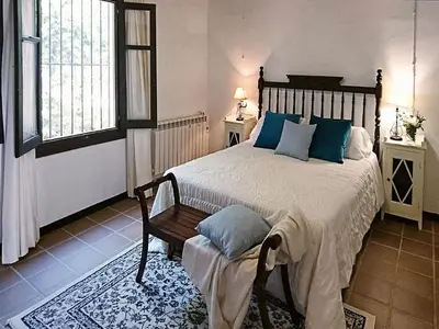 Cama o camas de una habitación en Cottage in La Joya with Pool and Garden