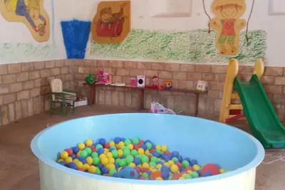 Club infantil en Charming house in Estepa with shared pool.