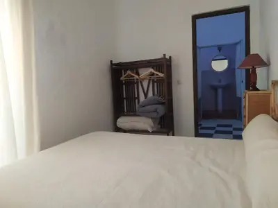 Cama o camas de una habitación en Charming house in Estepa, mountain view