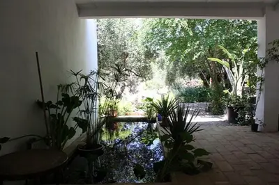 Jardín al aire libre en Casa las Marias