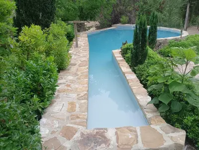 Piscina en o cerca de La Casita con piscina privada de tres dormitorios