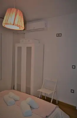 Cama o camas de una habitación en Guimar Esencia en el corazón de la judería