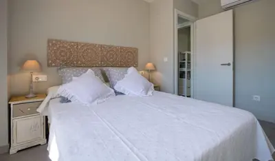 Cama o camas de una habitación en El Rinconcito de la Alfalfa
