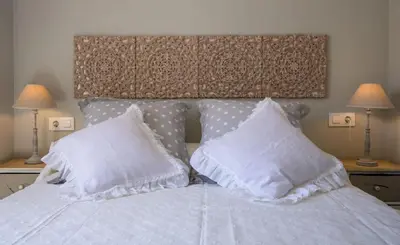 Cama o camas de una habitación en El Rinconcito de la Alfalfa