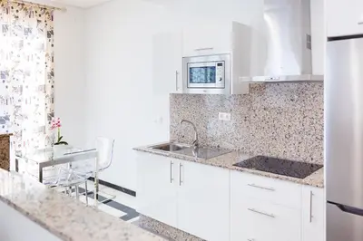 Una cocina o zona de cocina en Geysotur Goyas Home