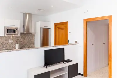 Una cocina o zona de cocina en Geysotur Goyas Home