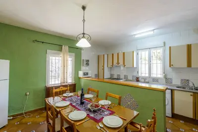 Una cocina o zona de cocina en Casa Jurinea