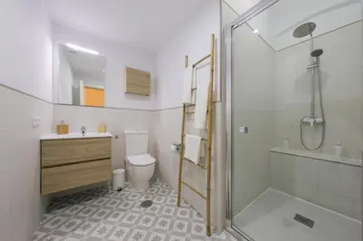 Un baño de Miraflores 58 Apt - Private Parking Opt