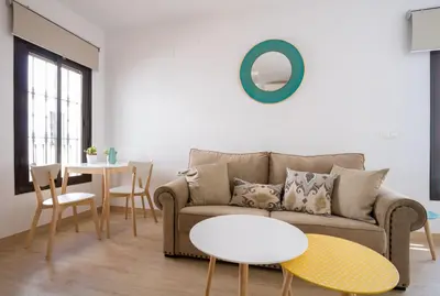Zona de estar de Santa Marina Central Loft by Valcambre