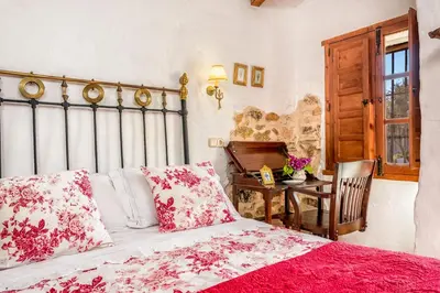 Cama o camas de una habitación en Lagar los Pilones