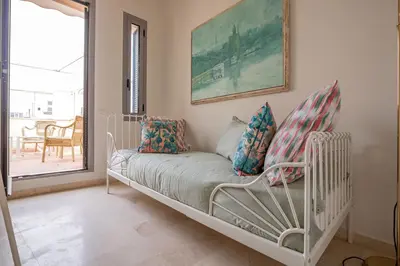 Cama o camas de una habitación en Mirador Duplex Terrace 5 pax