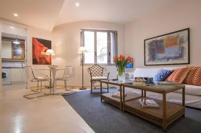 Zona de estar de Mirador Duplex Terrace 5 pax