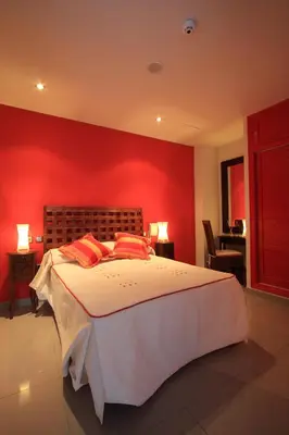 Cama o camas de una habitación en Casa Baños de la Villa