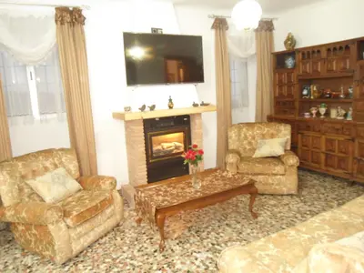 Zona de estar de Casa de Los Albas 4p