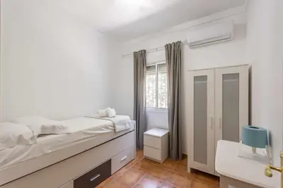 Cama o camas de una habitación en Casa Rural Manuel