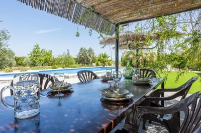 Piscina en o cerca de Casa Rural Manuel