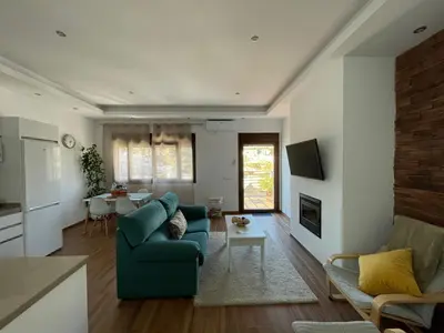 Zona de estar de Apartamentos Cantarería, Jazmín.