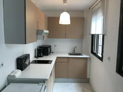 Una cocina o zona de cocina en 2.1 Apartamentos Arguiñan