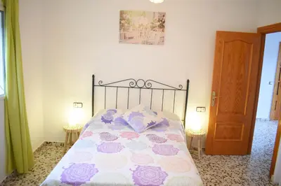 Cama o camas de una habitación en CASA RURAL ALEJO