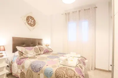 Cama o camas de una habitación en Apartamento Sol