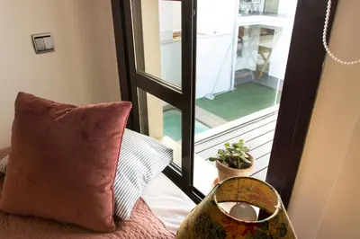 Zona de estar de La Casa de Pepón