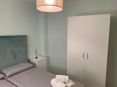 Cama o camas de una habitación en Apartment Lucena Center Atico Parking Gratis