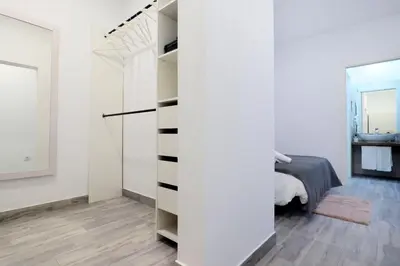 Cama o camas de una habitación en Acogedor LOFT en Bajo CENTRICO