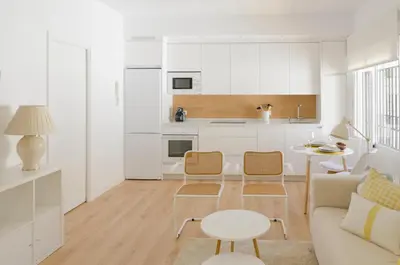 Una cocina o zona de cocina en Deluxe La Trinidad