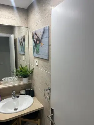 Un baño de Apartamento Fibes-Congresos Parking Gratis