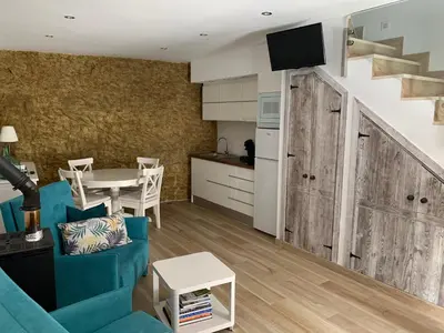 Una cocina o zona de cocina en Casa Cueva El Puente