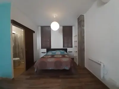 Cama o camas de una habitación en Paseo de la Ribera 32
