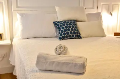 Cama o camas de una habitación en Alohamundi Alameda