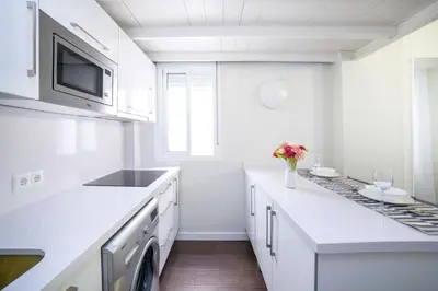 Una cocina o zona de cocina en Alohamundi Alameda