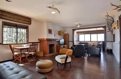 Zona de estar de Finca la cigarra