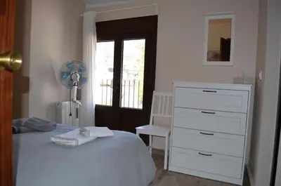Cama o camas de una habitación en Cortijo Rosario