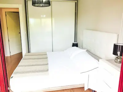 Cama o camas de una habitación en Paseo de La Victoria