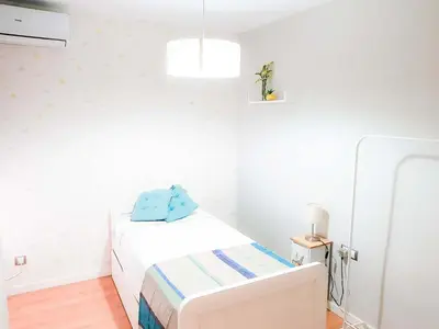 Cama o camas de una habitación en Paseo de La Victoria