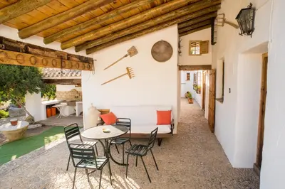 Zona de estar de Cortijo Rural Majolero