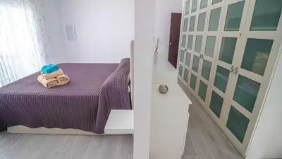 Cama o camas de una habitación en Casa Rural Villa M&J