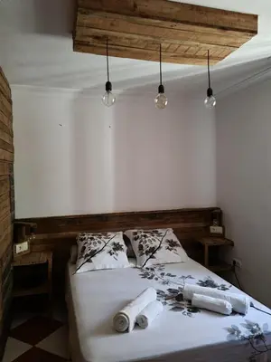 Cama o camas de una habitación en Molino Romano