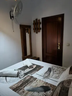 Cama o camas de una habitación en Molino Romano