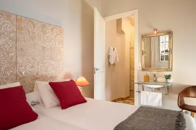 Cama o camas de una habitación en Imperial Luxury Apartment