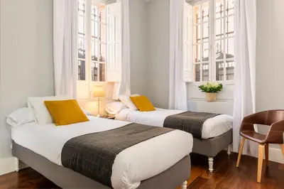 Cama o camas de una habitación en Imperial Luxury Apartment
