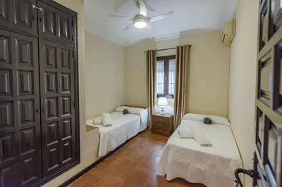 Cama o camas de una habitación en Casa Rural La Teja