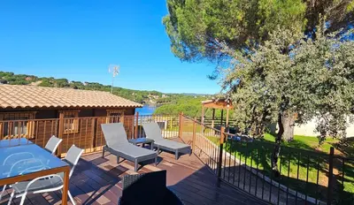 Paisaje cerca de este chalet de montaña