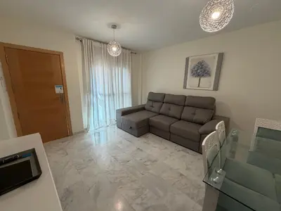 Zona de estar de Apartment Lucena Center Bajo Parking Gratis